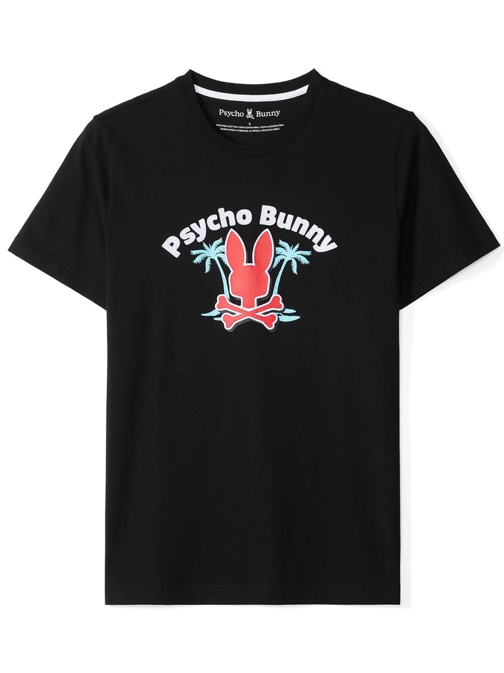 Psycho Bunny Boston Graphic Tee - Black
